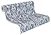 Produktbild rasch Vlies-Tapete, Blaue Ornamente auf beigem Grund, Shabby Chic, klassisches Muster, Souvenir 516241