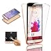 Produktbild 360 Full Body Hülle für LG G4, Hülle Glitzer für LG G4 Ysimee TPU Silikon SchutzHülle Ultradünn Weiche Hülle Transparent Beidseitiger Vorne und Hinten 360°Schutz Touchscreen Front Back Handytasche