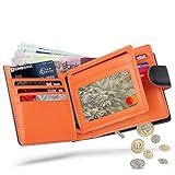 【Perfektes Geschenk und exquisite Verpackung】 - Diese Geldbörse eignet sich perfekt als Geschenk am Vatertag, Geburtstag, Weihnachten, Valentinstag, Erntedankfest und Jubiläen. Ein einzigartiges Geschenk für Freunde, Kollegen, Führer, Liebe und Familie. Schöne schwarze Geschenkbox, eine Geschenkkarte und eine Samtbeutel, ob für den persönlichen Gebrauch oder Geschenke, sind sehr anständig.