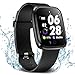 Produktbild Verpro Bluetooth Smartwatch Wasserdicht Fitness Uhr, Fitness Tracker Sport Uhr mit Schrittzähler und Pulsmesser, Intelligente Armbanduhr für Herren Damen, Schwarz
