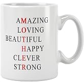 Anneler G&uuml;n&uuml; Amazing Anne Hediye Baskılı Kupa Bardak, QBM1182