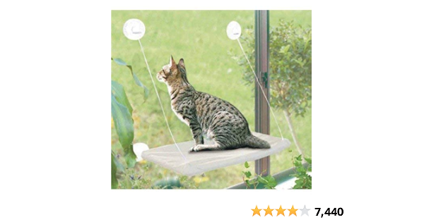 PetPawJoy Cat Bed with Suction Cups for Cat Window, Cat Window 