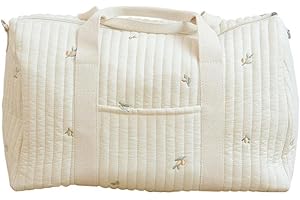 CHYUAN Sac de Maternité Matelassé pour Maman et Bébé - Couche, Toilette, Bagage, Voyage Fourre-Tout - Olive - Taille Unique