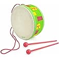 Shumee Handmade Wooden Jungle Drum (1 Years+) (Multicolour) | Musical Toy for Toddlers | Organic | Sensory Toy | Pretend to Play Musical Instrument Toy for Kids