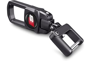 Labstandard for Audi S-Line Keyring, Metal keychain fit for Audi S Line S1 S2 S3 S4 S5 S6 S7 S8 SQ2 SQ5 SQ7 SQ8, Unisex Key Chain for Car Accessories, Black