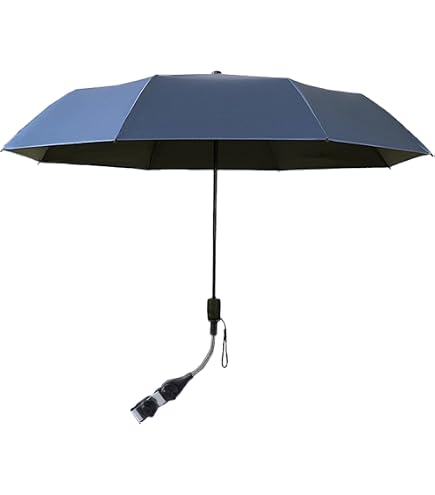 PatioKingdom Terrassenschirm 2,7-3,4 M – Mit Windschlitz, Kurbel & Neigungsfunktion, UV-Schutz 50+