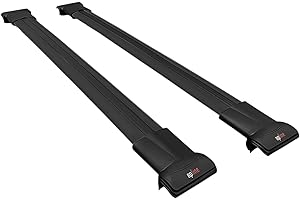 accessorypart Compatible con Peugeot Rifter 2019-2022 FLY Model Barras de Techo Auto Portaequipajes Barras Transversales Negro Aluminio 2 Barras