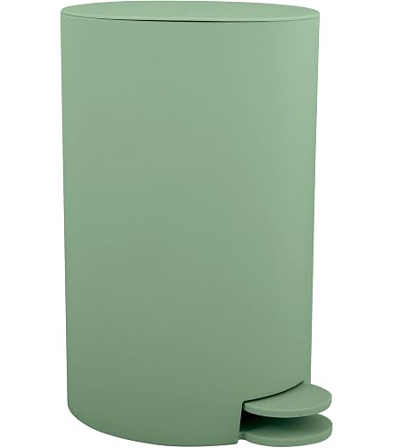 Pattumiera Diamond Basculante C/Coperchio Basculante In Plastica Fin Bianco 5 5
