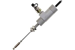 GOOFIT Bomba Embrague M8 x 1.25mm de Izquierda Hidraulico Moto Cilindro Maestro Aluminio CNC Universal reemplazo para YZ125 YZ250 YZ250F YZ450F WR250F WR450F Pit Bike Scooter y Ciclomotor Plata