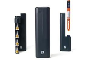 DIAVY kleine Diabetes Reise Insulin Tasche für unterwegs - Robustes Diabetiker Reise Insulin Pen Etui – Flugzeug Tasche organisiert für Spritzen Ozempic und Victoza