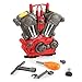 Price comparison product image Build Your Own Engine Overhaul Toy Set for Kids - 20 Pieces Take Apart Kit with Tools, Motorcycle Car Sounds and Lights