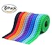 Produktbild Fayanough 8 Stück Bauspielzeug Klebeband für Kinder, Kompatibel Flexibel Selbstklebend Silikon Block Tape Spielbaustein Building Band, Ungiftig Cuttable Wiederverwendbar