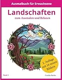 Image de LANDSCHAFTEN - zum Ausmalen und Relaxen: Band 2, Malbuch für Erwachsene
