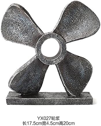 IIndustrial wind retro creative tool desk ornaments personalized Bar Cafe crafts decoration,YX027 wheel propeller