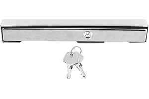 QIILU Outboard Motor Lock Stainless Steel Marine Outboard Motor Engine Lock with 2 Keys Security Hardware Anti Theft Outboard Lock