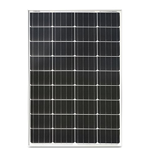 Preisvergleich Produktbild GreenAkku Solarmodul 100W Monokristallin 12V Photovoltaik Solarpanel Solarzelle optimal für Wohnmobil, Gartenhaus oder Boot