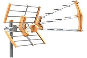 Tecatel ANT-BKM18 - Antena BKM triple plegable, color naranja