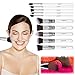 ACEVIVI Professional 10pcs Premium Synthetic Kabuki Makeup Brush Set Foundation Blending Cosmetic Brushes Essential Kit
