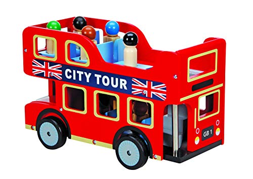 Toyland TL14040 London Bus Giocattolo di Legno