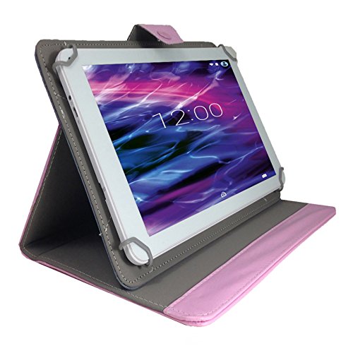 3er Set – ALDI Medion Lifetab P8502 MD 99814 / 20,32 cm / 8 “ Tablet Pc Tasche + touch Stift + Schutzfolie – 8 Zoll Rosa 3 in 1 - 2