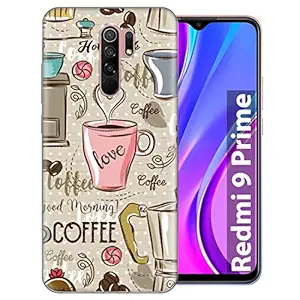 Fashionury Printed Soft Silicone Designer Pouch Mobile Back Cover for Poco M2 Reloaded/Poco M2/ Redmi 9 Prime Case and Covers | for Boys & Girls -P035 - Multi-Coloured