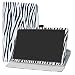 Produktbild LiuShan Galaxy TAB S5E T720 Rotary hülle, 360°rotierenden Drehbares Standfunktion hülle mit Schöne Muster für 10.5" Samsung Galaxy TAB S5E T720 T725 Android Tablet,Zebra Schwarz