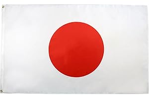 AZ FLAG - Drapeau Japon - 90x60 cm - Drapeau Japonais 100% Polyester Avec Oeillets Métalliques Intégrés - Pavillon 50 g