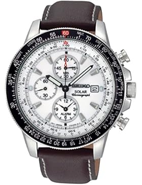 Seiko Herren-Armbanduhr Solar Chronograph SSC013P1