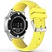 Produktbild MoKo Armband für Samsung Gear S3 Frontier / Classic Watch - Silikon Sportarmband Uhr Band Strap Erstatzband Uhrenarmband für Samsung Gear S3 Classic/Frontier Samrtwatch, Gelb (Nicht für Gear S2 Classic)