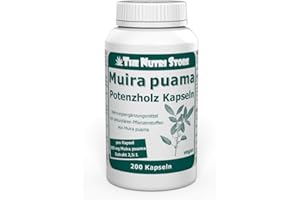 THE NUTRI STORE Muira puama 500 mg Extrakt vegan Kapsel 200 Stk.