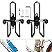 Produktbild Bystep WisFox 2 Stück Flaschenhalter Fahrrad Trinkflaschenhalter Getränkehalter Fahrrad Aluminium Flasche Halter Käfig Halter Fahrrad-Flaschenhalter Wasserflaschenhalter für Mountain Bikes-Schwarz
