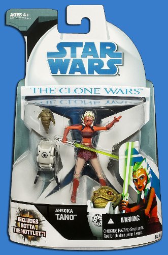 Star Wars Clone Wars Animated Action Figure No. 9 Ahsoka Tano with Rotta the Huttlet