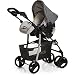 New Hauck shopper SLX Trio Travel System pushchair Carrycot Carseat Stone/Grey+RAINCOVER