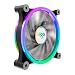 Produktbild Aigo Computer PC Gehäuse Lüfter Kühler, RGB LED 120mm Leise hoher Luftstrom Farbe Einstellbar, CPU Kühler und Radiator unterstützt Intel AMD DIY MOD AM4 Rrzen (1-Pack)
