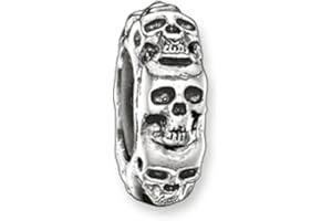 Thomas Sabo KS0008-648-12 damski stoper do łańcuszka, bransoletki Karma Beads srebro wysokiej próby 925, poczerniane, silikon KS0008-648-12