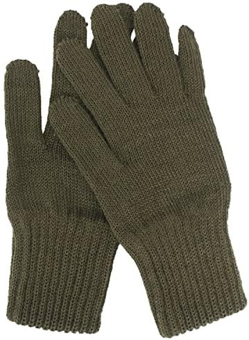 Genuine Issue Combat Winter Knitted Wool Gloves - Olive Green