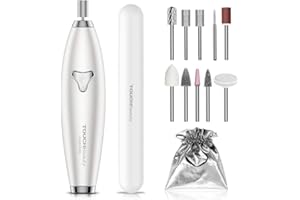 Lime a Ongle Electrique,TOUCHBeauty Kit de Manucure et Pédicure Électrique 10 en 1 Ponceuse pour Ongles Professionnel Manucure Machine Puissante et Silencieuse,pour Salon et Maison AG-1733T