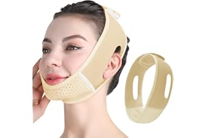 ChaneeHann Hautfarbene V-Line Gesichtsmaske – Wiederverwendbare Atmungsaktive Gesichtsmaske mit Ergonomischem Design für Strahlende Haut & Angenehmen