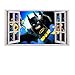 Produktbild 3D Fenster Kinder-Lieblings-Charaktere Wandtattoo, Vinyl, Motiv: Wandkunst, Customise4UTM ( batman & robin window)