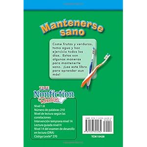 Mantenerse Sano = Staying Healthy (Time for Kids Nonfiction Readers: Level 1.8)
