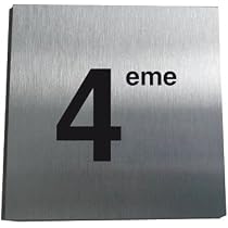 Plaques aluminium professionnelles gravées