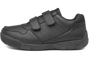 Trux Boys Black Easy Fasten Shoe