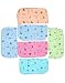 Babeezworld Soft Cotton Baby Napkins- Multicolor, Pack Of 6 Pcs (Size -11X11 Inch, 28Cmx28Cm) RS.199.00