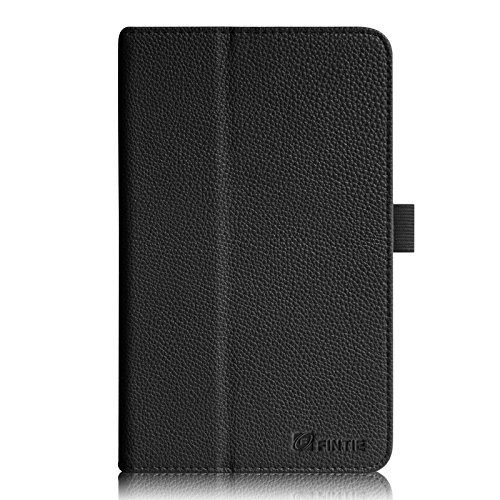 Fintie Asus ME181CX Folio Hülle Case – Slim Fit Schutzhülle Cover Tasche Etui für Asus ME181CX ProSieben Entertainment Pad 20,3 cm(8 Zoll) Tablet-PC (Asus MeMO Pad 8 ME181C), Schwarz - 9