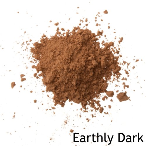 Mineralshack MATTE powder foundation 6 or 12g refill bags FULL COVER. CHOOSE YOUR SHADE! (6 Gram Refill Bag, Earthy Dark)
