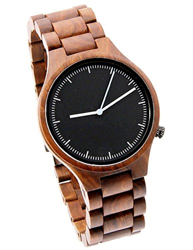 Federleicht Und Stylische Natrliche Rosenholz Holz-Armbanduhr Federleicht Und Stylische Natrliche Rosenholz Holz-Armbanduhr
