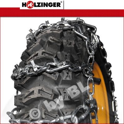 Holzinger – Schneeketten für Schneefräse 6,5 PS (HSF-65) und ähnliche Modelle – 13×4.10-6 - 3