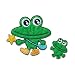 Produktbild Aufnäher/Bügelbild - Set Frösche Frosch - grün - verschiedene Größen - by catch-the-patch® Patch Aufbügler Applikationen zum aufbügeln Applikation Patches Flicken