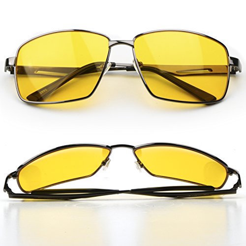 TRIXES Brille mit UV-Schutz und Antireflexbeschichtung für Tag und Nacht für mehr Sicherheit beim Fahren und mehr Komfort - 8