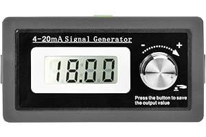 Nikou 4-20mA Current Loop Signal Generator, High Accuracy LCD Two-Wire Transducer Portable Mini Machine Test Current Signal Transducer